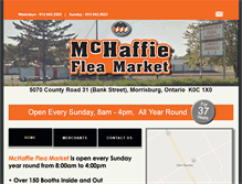 Tablet Screenshot of mchaffiefleamarket.ca